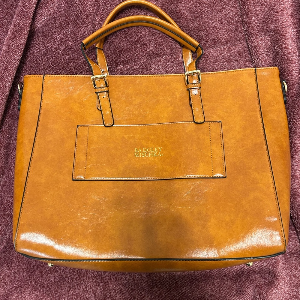 Badgley Mischka tote bag - light brown